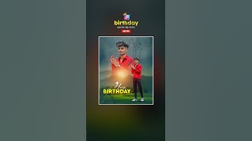 PicsArt Birthday editing tutorial🔥birthday photo editing #picsart #trend #birthday #editing #shorts