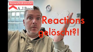 Reaction-Videos auf Anzeigenhauptmeister teilweise gesperrt worden Update