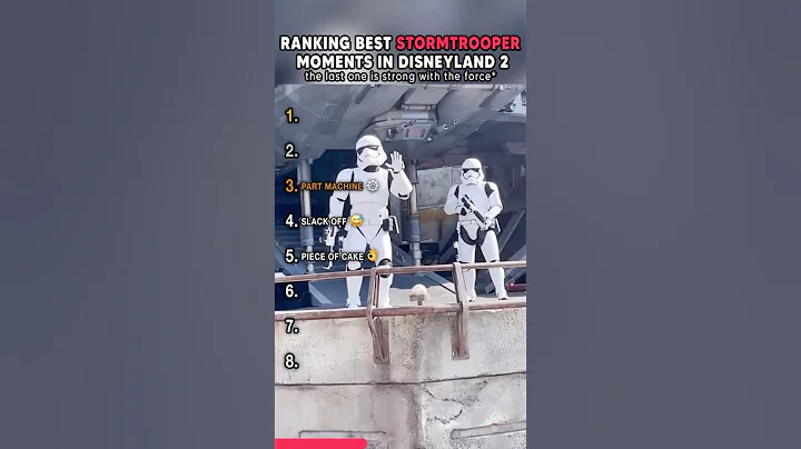 Best Stormtrooper Moments at Disneyland 2 #usa #disneyland #shorts