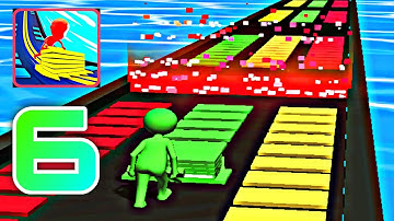 Stack Colors - Gameplay Walkthrough  Part 6 levels 50 to 58 LILU (iOS & Android)