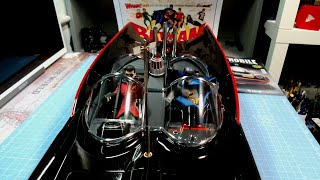 Build the 66 Batmobile stages 114 to 120 from Fanhome