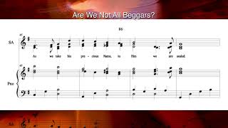 Are We Not All Beggars, SATB choir