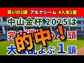 中山金杯2025 追い切り後【買いの1頭】公開!人気馬不安で波乱必至の組み合わせ!実は2000m合う、妙味最大の1頭は?