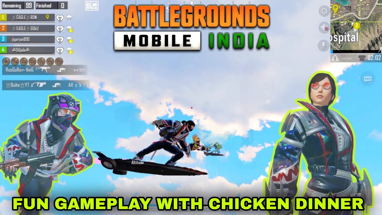 BGMI | FUN GAMEPLAY INTENSE MATCH CHICKEN DINNER - YouTube