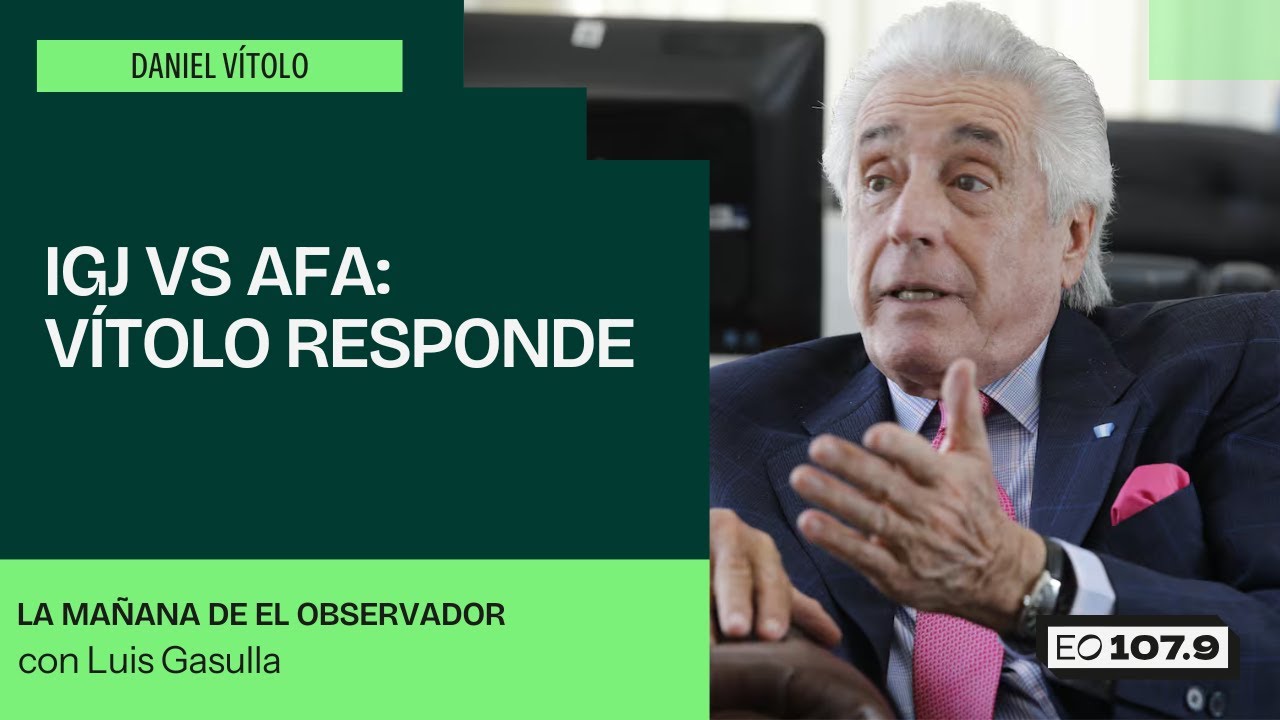LA GUERRA IGJ vs AFA: Vítolo RESPONDE a la denuncia de TAPIA | 