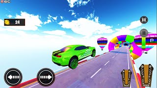 Water Surfing Car Racing Stunts - Mega Ramp Water Stunt Driving Games - Android GamePlay #2 screenshot 2