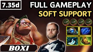 7.35d - Boxi PUDGE Soft Support Gameplay 30 ASSISTS - Dota 2 Full Match Gameplay