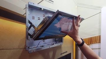 Wall-Smart retrofit wall mount for Crestron TS-1542 touch screen