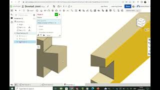 Dovetail Joint Pins and Tail Assembly