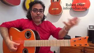 Find intervals by shapes / Learn modern flamenco guitar / Ruben Diaz lessons / Skype