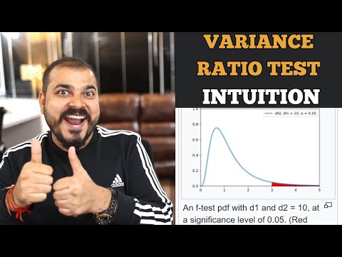 Tutorial 25 -Variance Ratio Test Hypothesis Testing In Stats- Krish Naik hindi