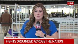 FAA grounds all US flights during safety security system failure causing thousands of delays
