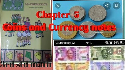 Coins and currency notes:chapter -6 ||3rd std math.