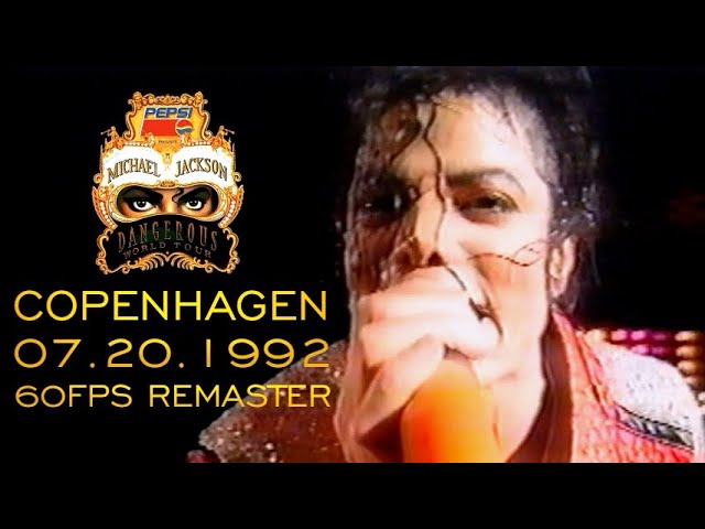 Michael Jackson - Beat It | Dangerous Tour in Copenhagen (60fps Remaster) 07.20.92