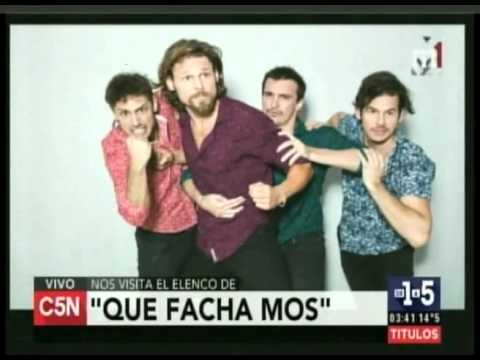 Ezequiel Castillo en C5N   De1a5  junto al elenco de ¿Que Facha Mos?