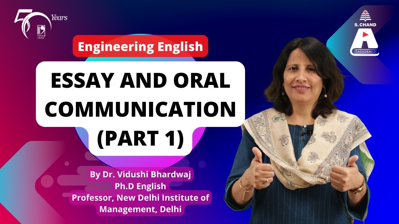 Essay and Oral Communication (Part 1) | Engineering English | S Chand ...