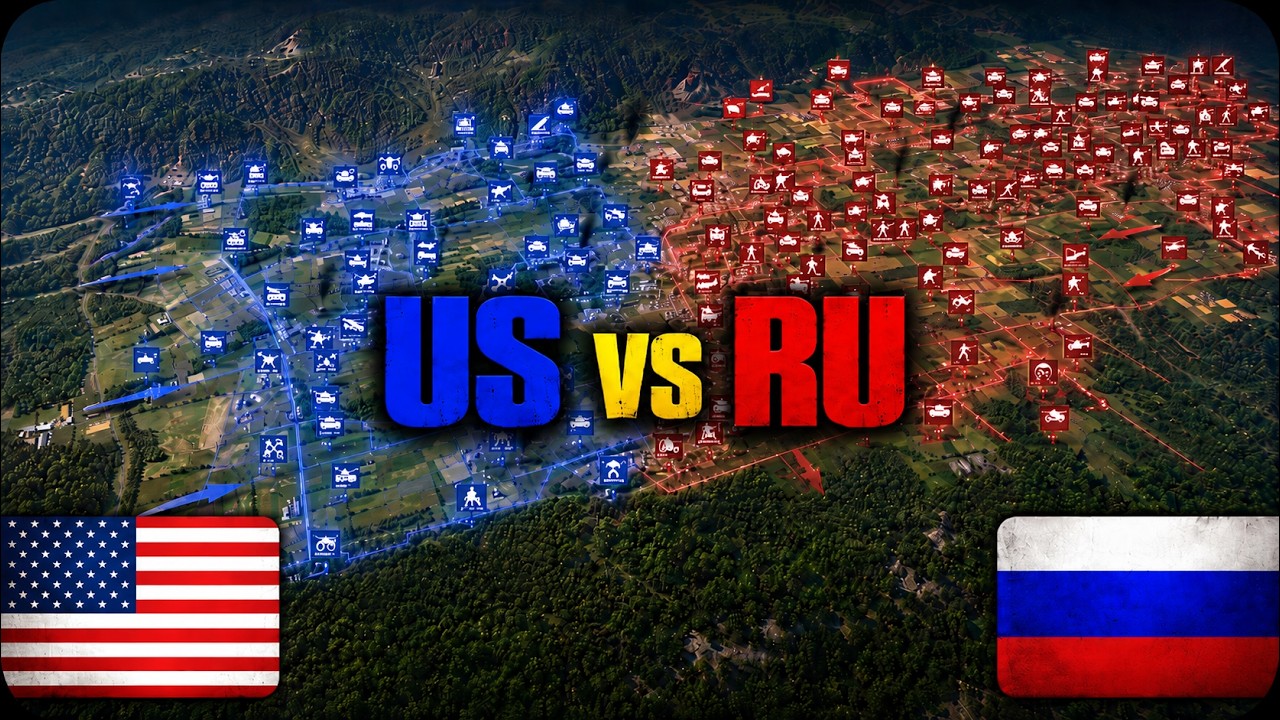 15,000 US ARMY vs 15,000 RUSSIAN ARMY | WARNO