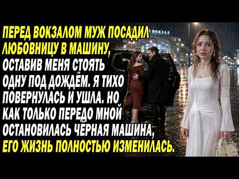 Муж Бросил Меня Под Дождём, Увозя Любовницу. Когда Передо Мной Замерло Чёрное Авто... Ему Конец.