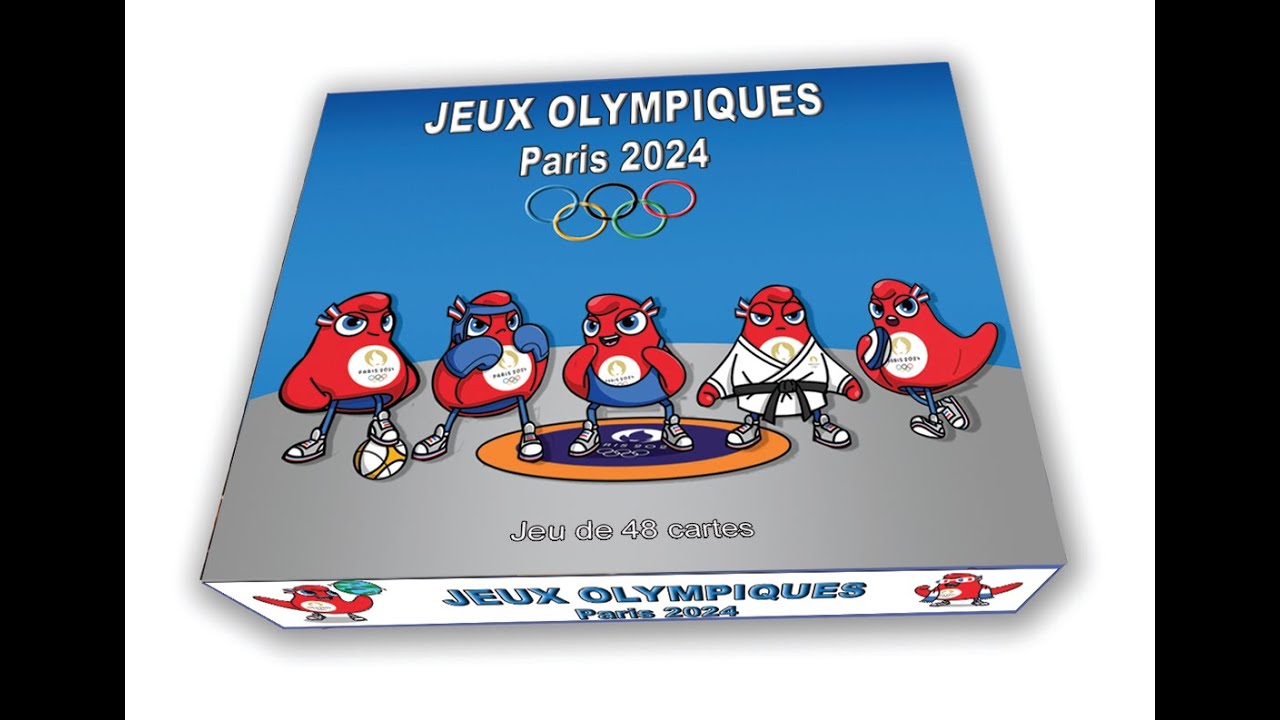 Jeux Olympiques Paris 2024 - Jeu de 48 cartes - YouTube