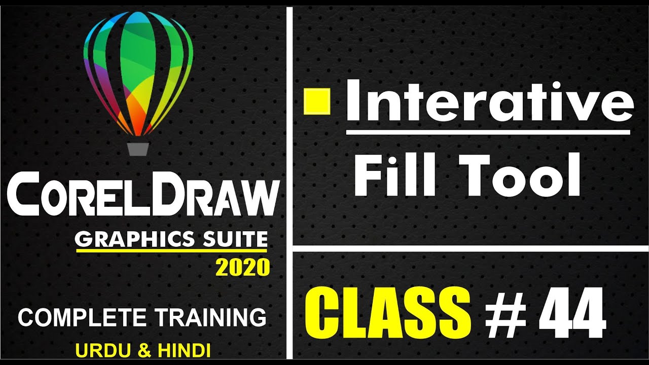 44. Interactive Fill Tool | Coreldraw Complete Training Class#44 - urdu ...