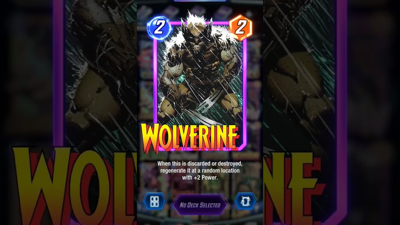marvel snap - wolverine | finch variant