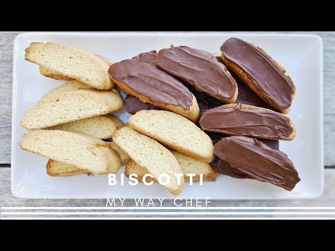 Vanilla Bean Biscotti - My Way Chef