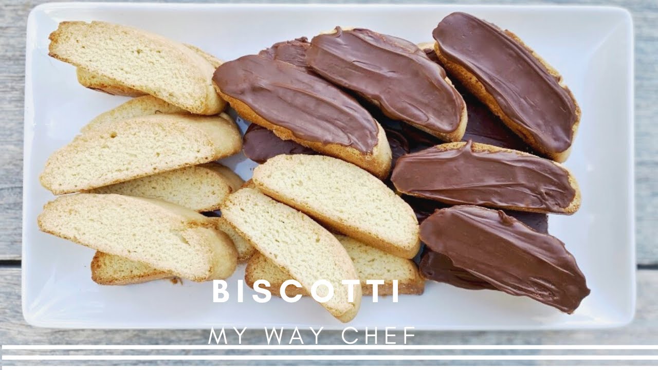 Vanilla Bean Biscotti - My Way Chef