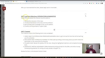 OVERVIEW OF WEEKS 1 & 2 BLACKBOARD ULTRA