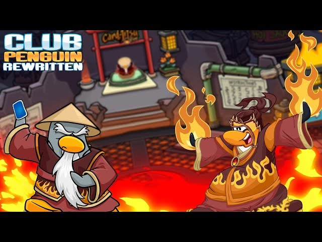 Mustache Club Penguin: Como ser um Ninja do Fogo no Club Penguin