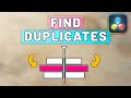 Find DUPLICATED Frames Of a Clip In Timeline In Davinci Resolve