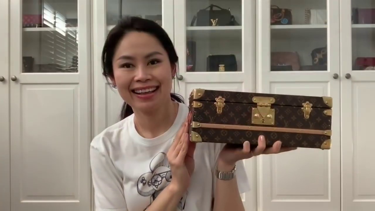 Review and how to: LV flower trunk (Malle Fleurs)  รีวิวกล่องใส่ดอกไม้หลุยส์วิตตอง (จัดอย่างไร) - YouTube
