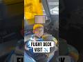 Flight deck visit ✈️.                                      #giviral #airplane #viralshort