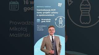Centralizacja ROP nadchodzi!