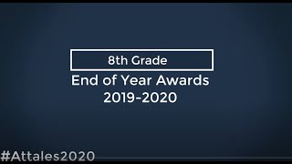 Virtual End of Year Awards Ceremony for Grade 8 (Part 2)