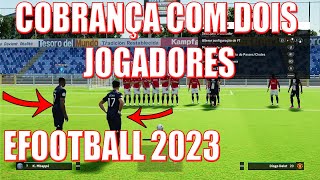 Como bater falta com dois jogadores na bola no Efootball 2023? screenshot 2