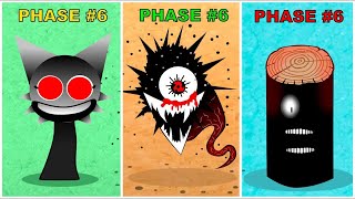 Sprunki 43 Phase 1- 6 Gray, Mr.sun, Mr.tree Full Version Compilation Incredibox