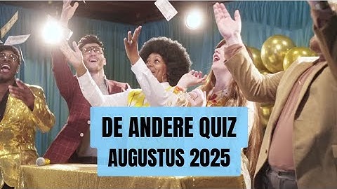 Teaser horecaquiz | Augustus 2025 | De Andere Quiz