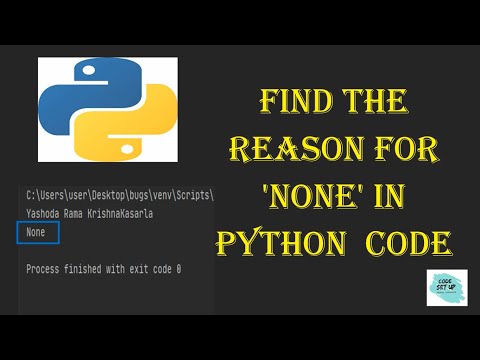 Find the reason for printing none. Do you think there are any mistakes in code?