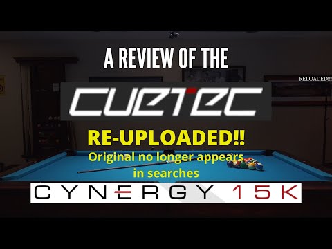 Review: Cuetec Cynergy 15K Carbon Fiber Shaft review!  Is it any good? -RELOADED!