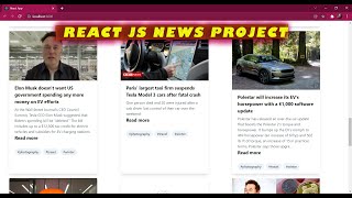 React js News App using Google News api || React JS Project News app