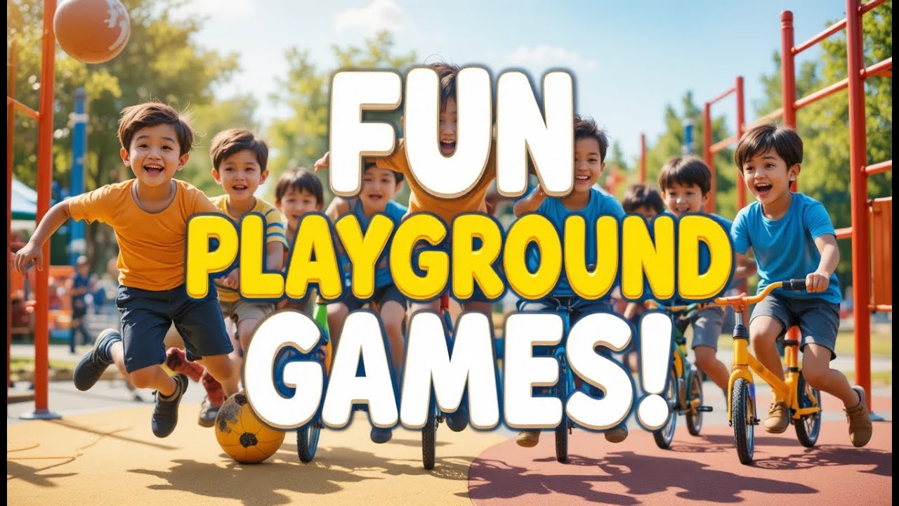 Fun Playground Games for Boys | Kids Outdoor Play & Laughs!