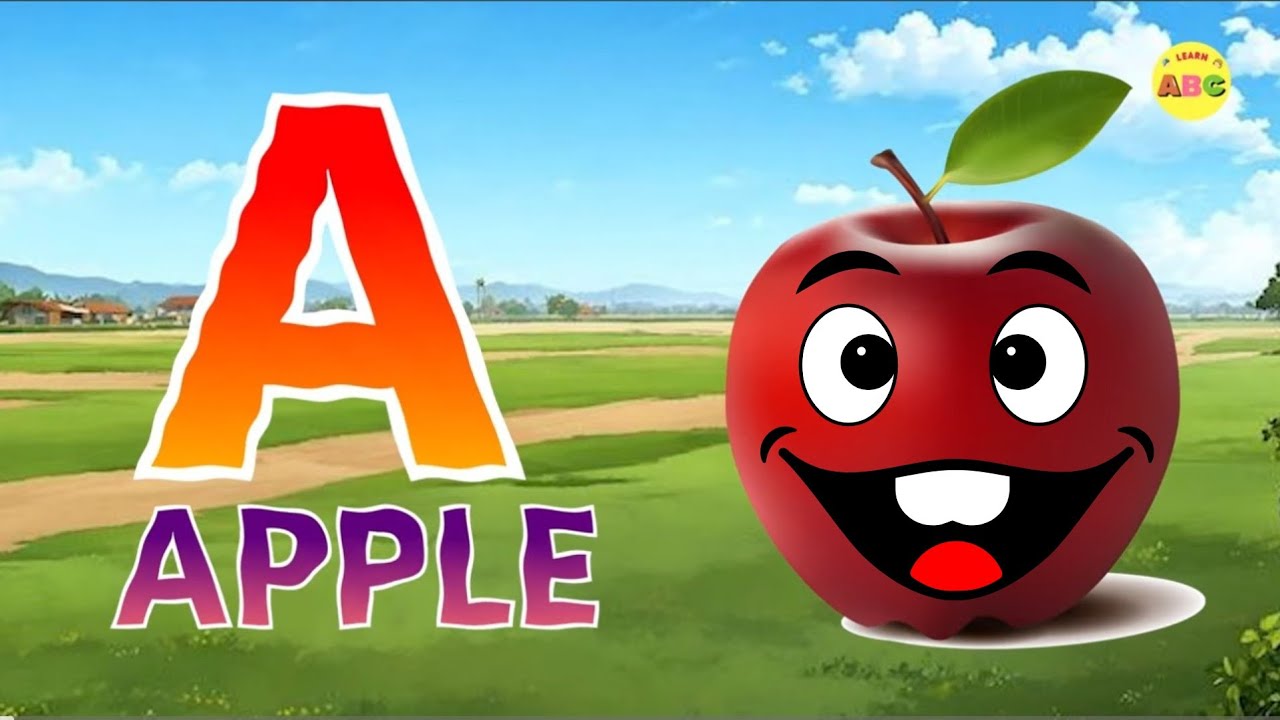 A for Apple B for Ball 🍎 | ABCD Song & Phonics for Kids | Learn ABC ...