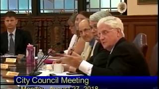 City of Reading Council Meeting 8-27-18 City of Reading Council Meeting 8-27-18
