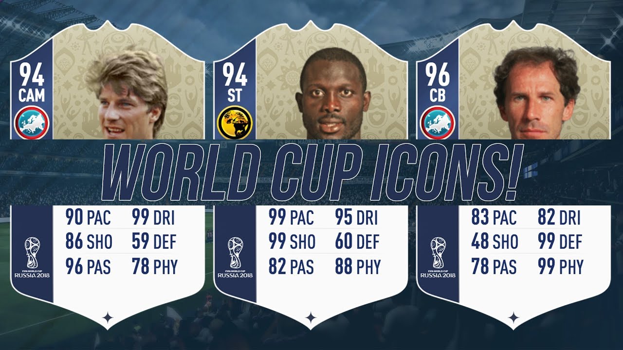 Fifa 18 World Cup Icons Youtube