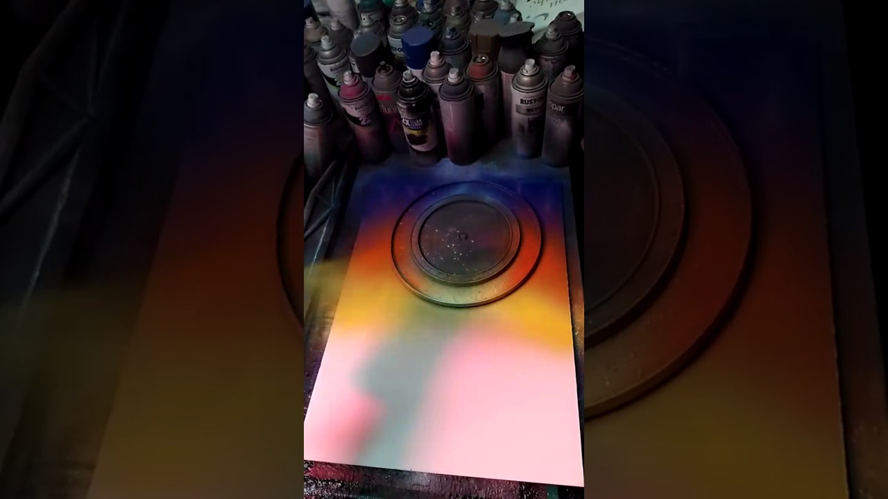 Spray Paint Art On Foam Board YouTube spray-paint-art-on-foam-board-youtube