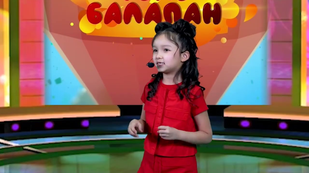 Амина Шингисова (6 лет) с песней «Танцы» на Передаче Телебалапан