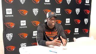 Oregon State Football Post-Game: JaMarcus Shephard (September 5, 2026) Guía