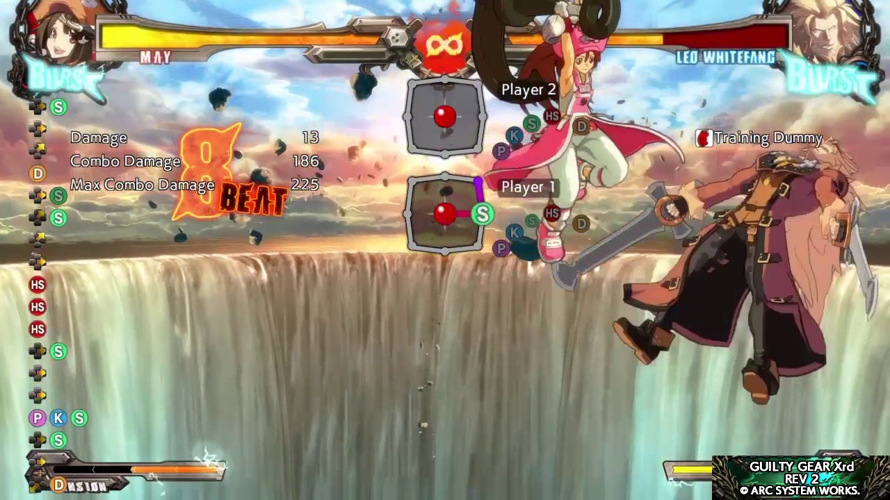 Guilty Gear Xrd REV. 2 A Dustloop's May Combo Try YouTube