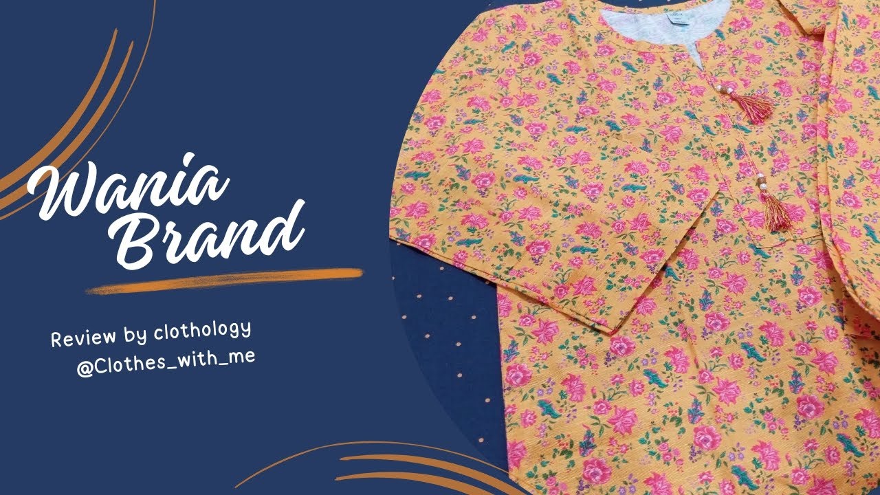 Wania Brand suit collection|By Clothology|Stitched brand suit - YouTube