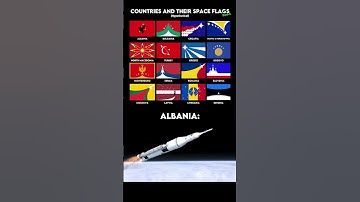 Countries And Their Space Flags Part-4 (Balkans and Baltics)